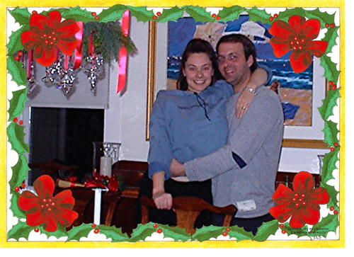 Kate and Eric playing in NJ at Christmas 2002