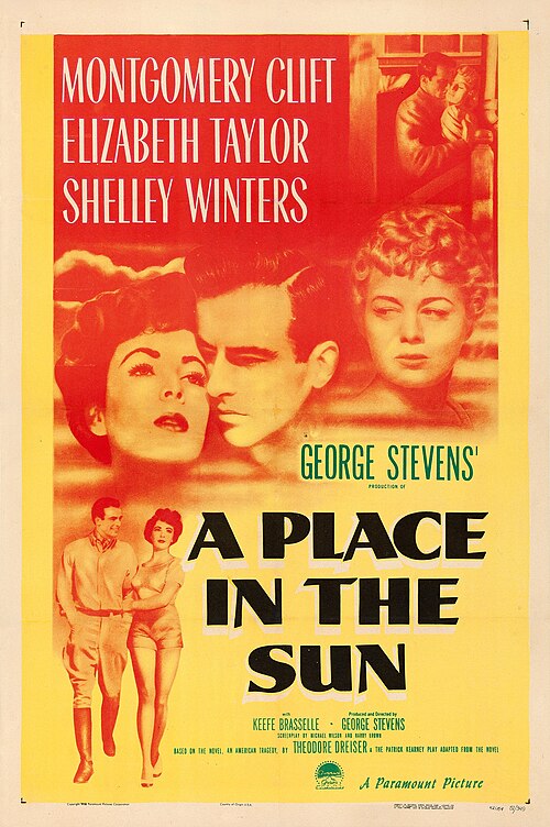 A Place in the Sun poster